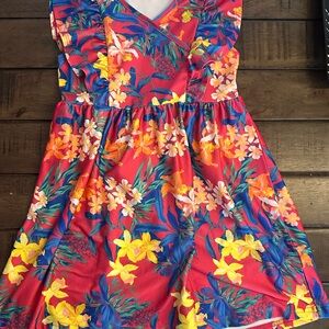 Tropical Floral Kids Dress - Tommy Bahama - 4T